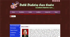Desktop Screenshot of delhidiabetescentre.com